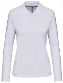 LADIES POLO LONG SLEEVE – Bild 2